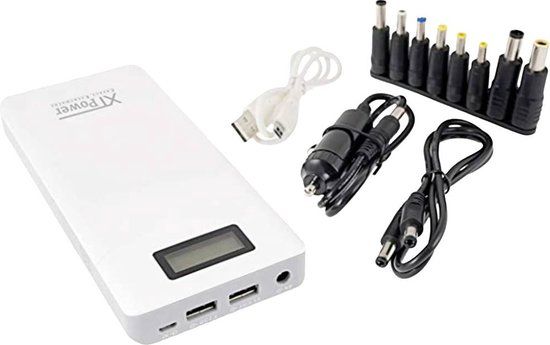 XTPower XT-16000 QC3 Powerbank 15600 mAh Li-ion USB, DC-aansluiting 3,5 mm Wit