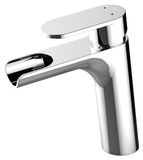 Jungle mit Waschtischarmatur, Wasserhahn, Wasserfallauslauf, Chrom, Badezimmer