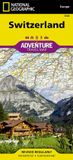 SWITZERLAND National Geographic Adventure Travel Map Switzerland 1:300,000