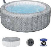 Bestway Lay-Z-Spa Bali opblaasbaar bubbelbad, 196 x 71 cm, 4-6 personen, 140 luchtjets