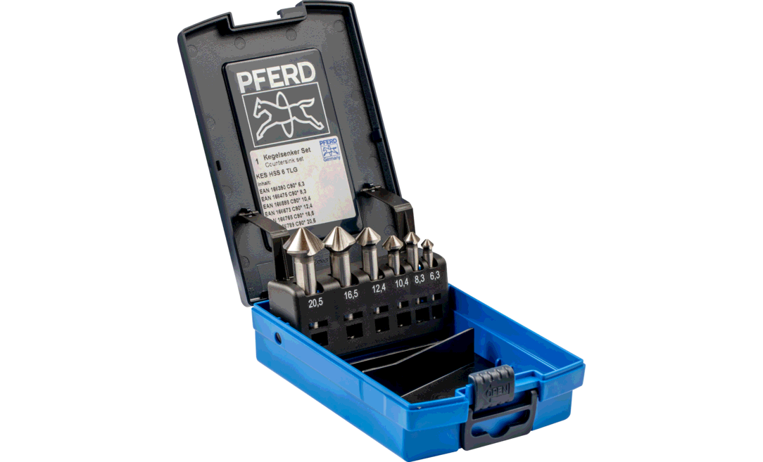 PFERD SET KES HSS DIN 335 C90° 6