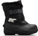 Sorel CHILDRENS SNOW COMMANDER™ BOOT Youth Unisex Little Snowboots - Black, Charcoal - Maat 26