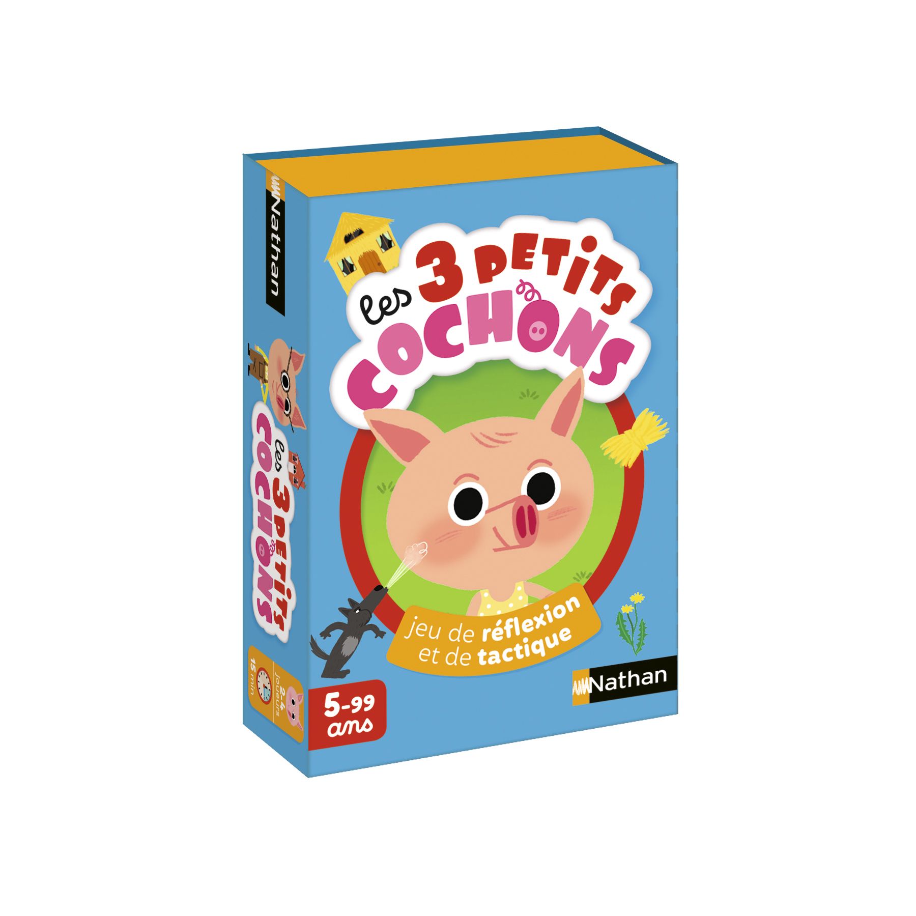 Nathan Les 3 petits cochons Kaartspel
