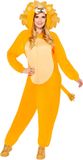 Amscan Onesie Leeuw Met Capuchon Volwassenen Lionel - Onesize M/L