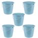 keeeper Emmers erik met metalen hengsel, 10 l, polypropyleen, 28,5 x 28,5 x 26 cm, blauw (Nordic Blue), 5 stuks