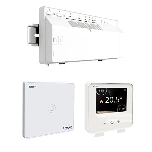 Schneider Electric Schneider Electric - Wiser, set voor vloerverwarming, hydraat, gateway + thermostaat + actuator, CCTFR6907