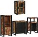 vidaXL Badkamermeubel Set 4 st Multikleur Massief hergebruikt hout