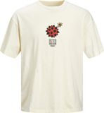 JACK & JONES JORBLOCKPOP TEE SS CREW NECK TG PLS Hommes T-shirts Blanc Coton Coupe ample