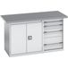 BOTT Eilandwerkbank Cubio lino - Complete kast 4 laden
