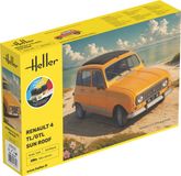 Heller Modelbouwpakket Auto - 58704 Renault 4 TL/GTL met Zonnedak - Auto - Starter Kit Plastic - 1:24 - Modelbouw