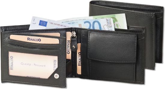 Rinaldo Heren Leren Billfold - Soepel nappa leer