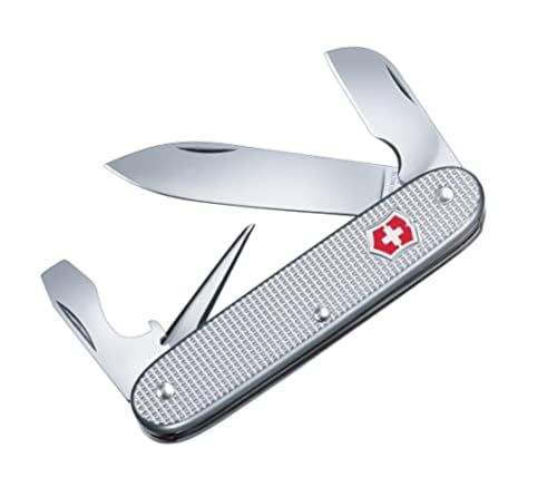 Victorinox Taschenmesser Electrician (7 Funktionen, Kabelklinge, Drahtschaber, Kapselheber), alox gerippt