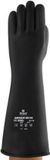 Ansell AlphaTec 87-104 chemisch bestendige handschoen, 12 paar, Zwart, Latex, One size
