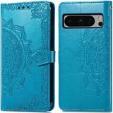 iMoshion Hoesje Google Pixel 8 Pro - Mandala Bookcase - Turquoise