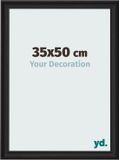 yd. Your Decoration Fotolijst 35x50 cm Zwart Houtnerf MDF Lazio