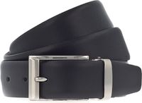 Vanzetti Leren Riem Dresscode: Business 35mm Cambered Belt W100 Black Zwart
