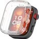 Wigento Huawei Beschermhoes van TPU, volledig deksel, elektroplated, voor de Huawei Watch Fit 4 smartwatch, transparant