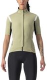 Castelli Gabba Ros 2 Gore-tex Infinium™ Windstopper® Jas Vrouwen S Green Tea / Chalk