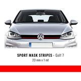 Quattroerre 17070 strepen Adesive voor Golf 7 rood, 1 stuk, 20 mm x 1 m