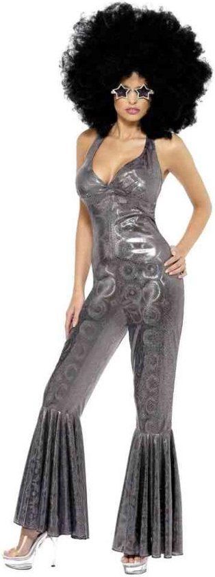 Smiffys Disco Diva Costume - 70s Disco Fever - Multicolor - Size M