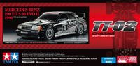 Tamiya Modelbouwpakket Auto - 58752 RC Auto - Mercedes-Benz 190 E 2.5-16 EVO II 1991 König-Pilsner - TT-02 Chassis RC Plastic - 1:10 - Modelbouw