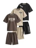 Next - Jongens - Set van 3 korte pyjama's - Zwart