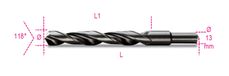 Beta Beta Spiraalboren, korte uitvoering, schacht gereduceerd tot 13 mm HSS gewalst 410A 16,50 - 004100292