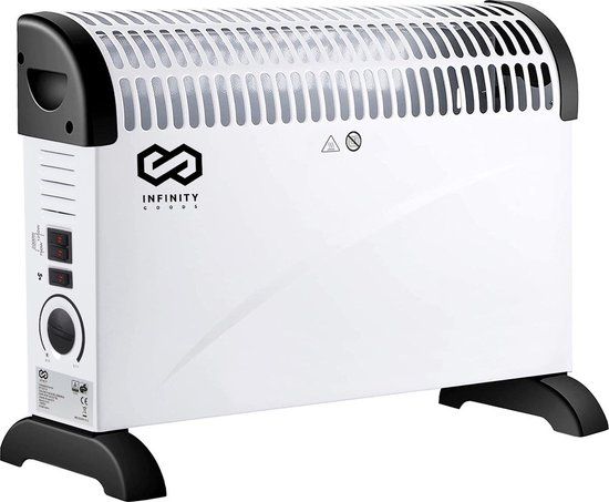 Infinity Goods Elektrische Convectorkachel - 2000W - Wit Turbo