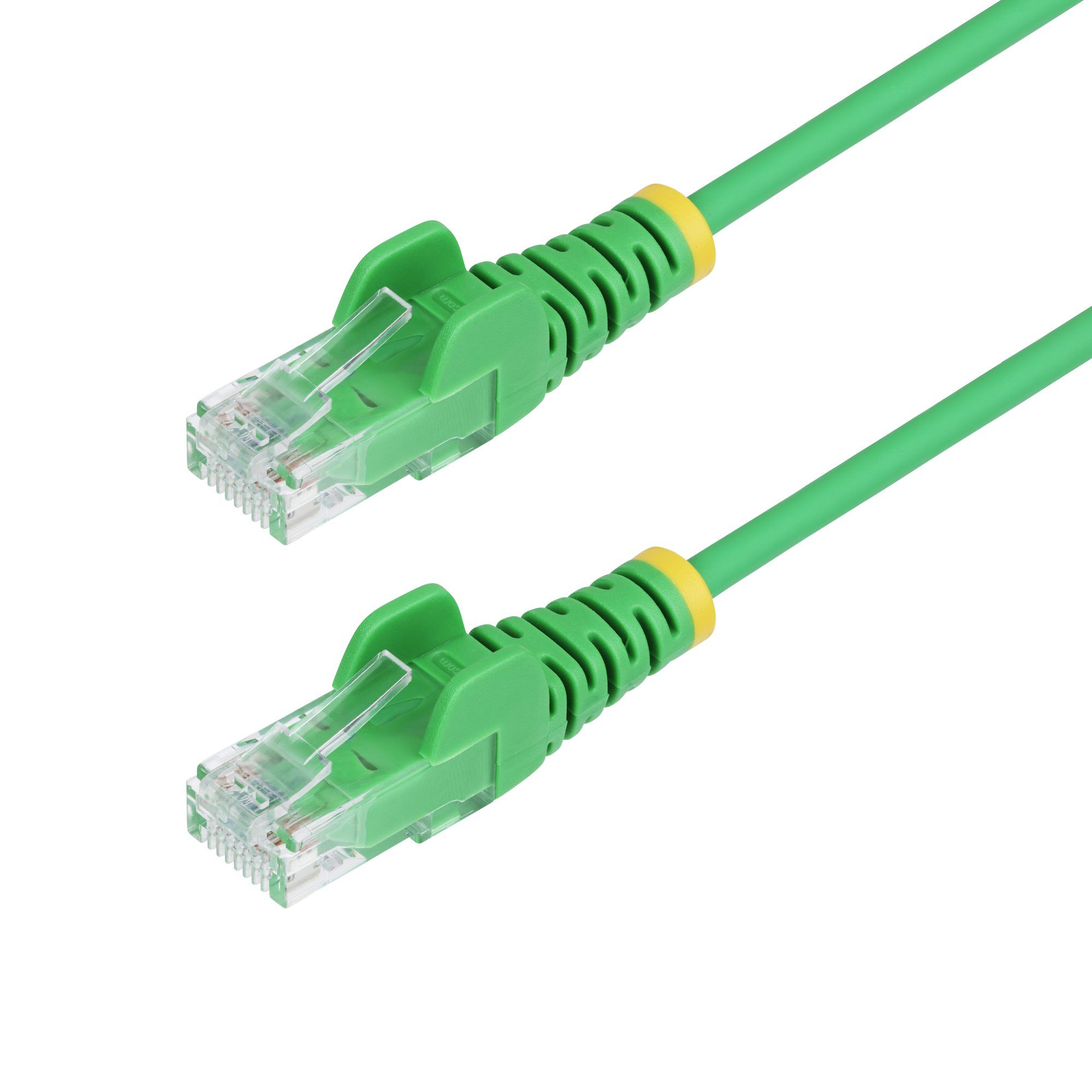 StarTech.com 2,5m Dunne CAT6 Ethernet Kabel, Groen, Snagless, 100W PoE, UTP, LSZH, 28AWG