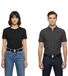 MISFITS Ceinture Punk pour homme et femme avec inscription cousue et boucle avec patch, Ceinture décontractée BT109172MIS, Noir/Blanc