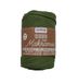 GLOREX 5 1006 05 - Macramékoord 3 mm, superzacht textielgaren van 60% katoen / 40% viscose, voor haken, breien, knopen en textieldesign, 250 g, ca. 85 m, geweven olijfkleurig