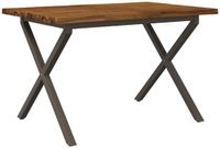 vidaXL Table de salle à manger Acacia massif 90 x 55 x 75 cm