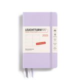 LEUCHTTURM1917 370550 Weekkalender Pocket (A6) 2025, Lilac, Duits