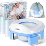 BeiJingLiangPinJiaZuoKeJiWenHuaFaZhanYouXianGongSi Pot de voyage pour tout-petit abattant de toilette portable avec sac de rangement