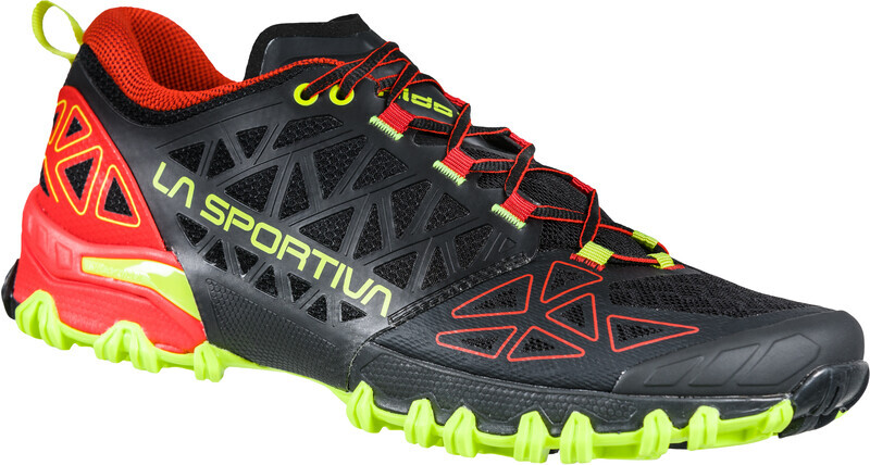 La Sportiva Bushido II Hardloopschoenen Heren, black/goji