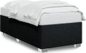 Maison Exclusive - Cadre de lit sans matelas, noir, 80x200 cm, tissu