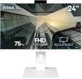 Nilox NXM24REGWEB01W computer monitor 60.5 cm (23.8") 1920 x 1080 pixels Full HD LED Wit