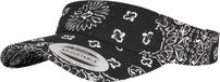 Flexfit Bandana Print Visor/zonneklep Zwart