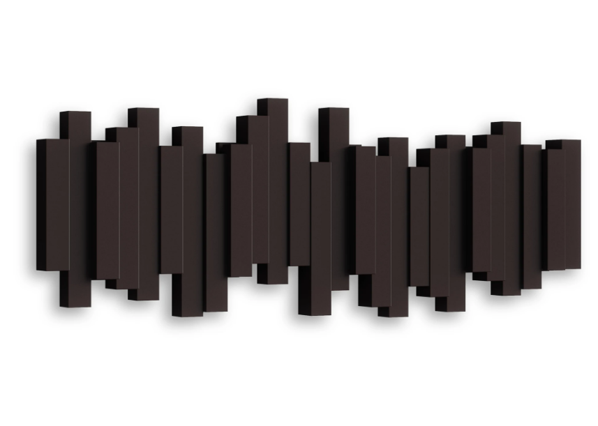 Umbra Sticks Kapstok - 49.5x18.4cm - espresso - kunststof