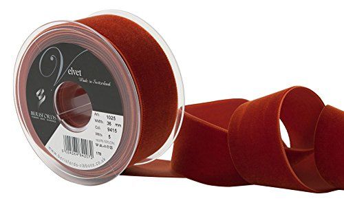 Berisfords Fluwelen lint, Acajou, 4 x 4,5 x 4,2 cm