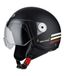 NZI Vintage 3 helm, zonder geslacht, triband, zwart en bordeauxrood, maat S