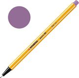 STABILO point 88 Fineliner 0,4 mm Vergrijsd Violet per stuk