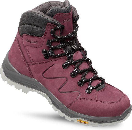 Grisport Boston Mid Wandelschoenen Dames - Burgundy - Maat 42
