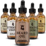 Striking Viking Baardolie voor Mannen - Sandalwood - 60 ml