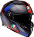 AGV K3 Striga Casque intégral - Taille L - Noir mat / Bleu / Rouge