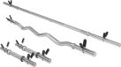 Gorilla Sports Set Barbells - Halters - Dumbellstangen - Veersluiting 30 mm
