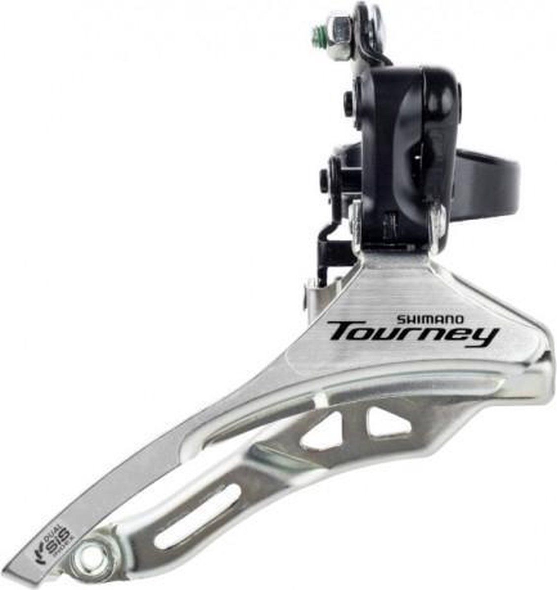 Shimano Tourney FD-TY300 Voorderailleur - 3x6/7 Speed - Down Pull - Black/Silver