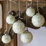 LOBERON Kerstversiering set van 6 Gladwin