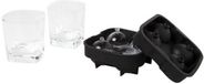 Cosy&Trendy Whisky glazen met ijsbalvorm - 2 stuks