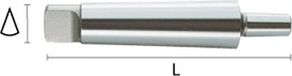 HEPYC 61100000216 boorhouder/accessoires voor kolomboormachine, øcm2-b16 mm L 112 mm (schacht)